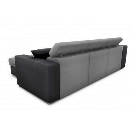 Stilo Left Corner Convertible Sofa with Storage and 2 Ottomans