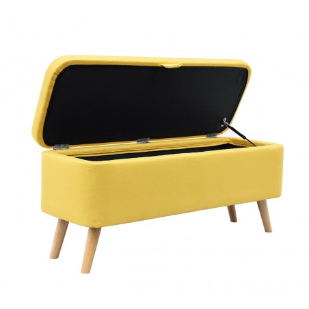 Polka end-of-bed bench with storage