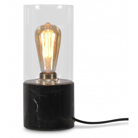 Athens Marble and Glass Table Lamp
