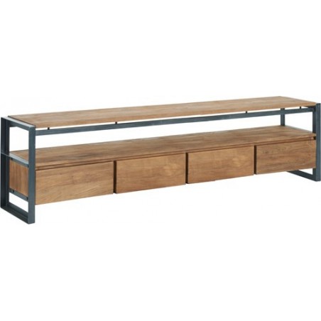 Fendy TV Stand with 4 Drawers and 1 Shelf