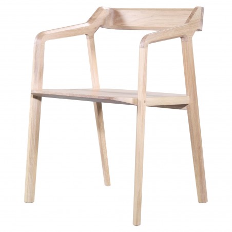 Kundera Oak Armchair