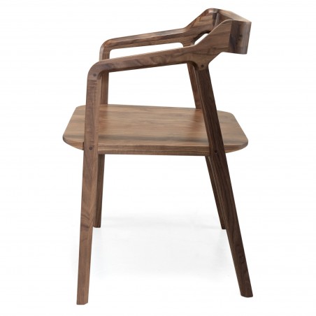 Kundera Armchair in Walnut