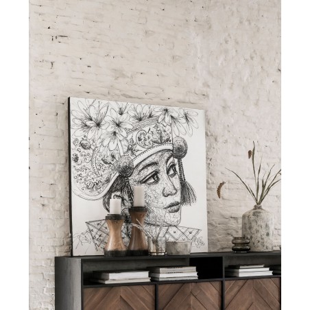 Criss Cross Sideboard No.2 with 4 Doors