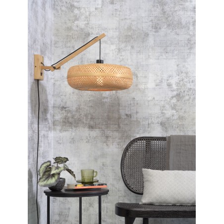 Palawan wall light with natural arm