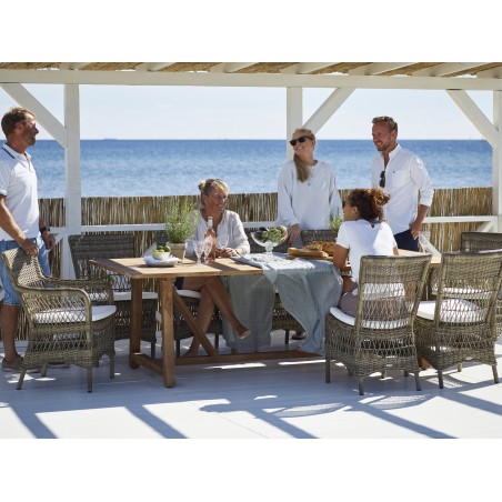 Outdoor dining chair Marie cushion included