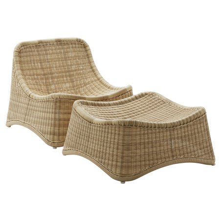 Chill Outdoor Armchair and Footrest