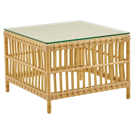 Caroline coffee table and outdoor glass top