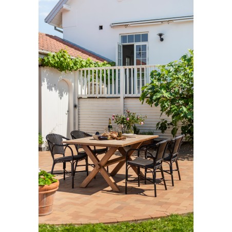 Valérie stackable outdoor armchair