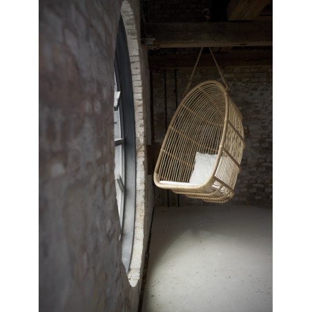 Renoir Rattan Hanging Swing with Cushion