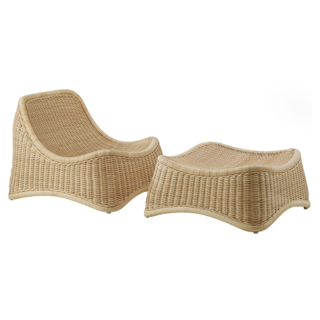 Chill Armchair and Footrest