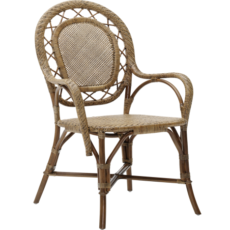 Romantica rattan interior armchair