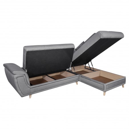 Corner sofa Forty right convertible