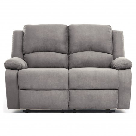 9121 Manual 2 Seater Microfiber Relaxation Sofa