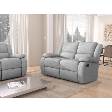 9121 Manual 2 Seater Fabric Relaxation Sofa