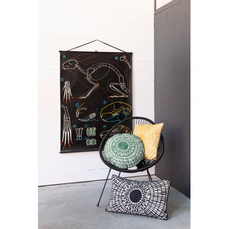 Noa embroidered cushion