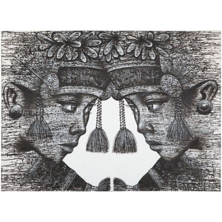 Balinese Twins Painting