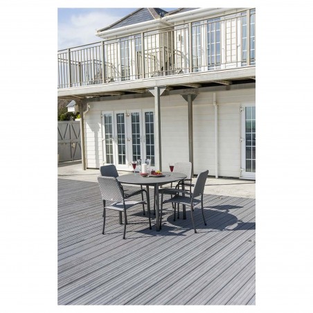 Portofino round table with fiberglass top