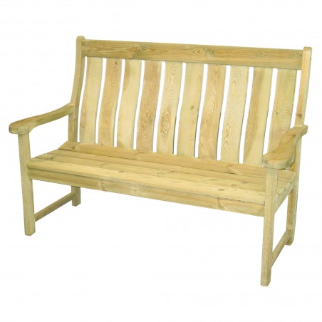 High Back Pine Bench
