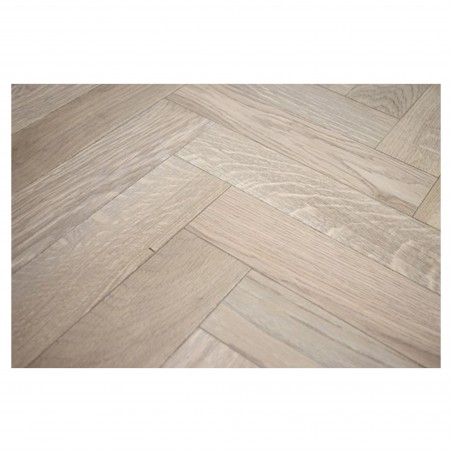 Herringbone I-leg dining table