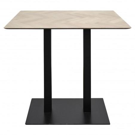 Herringbone bar table