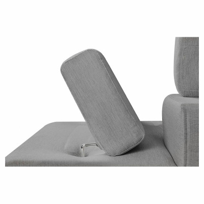 Mateo L corner sofa convertible left with wood leg