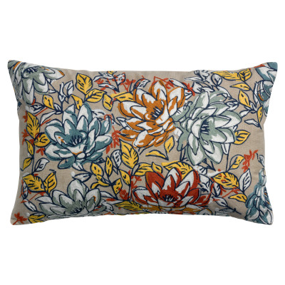 Alba embroidered cushion