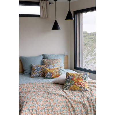 Alba embroidered cushion