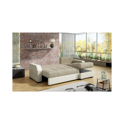 Aris left convertible corner sofa