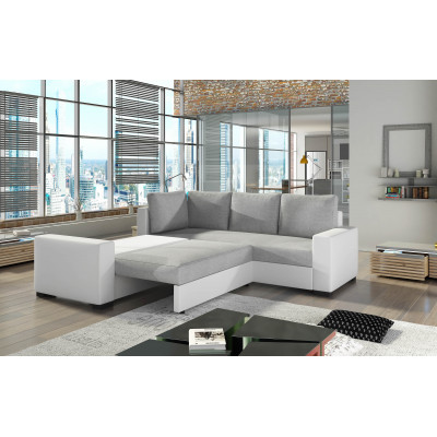 Left Canis convertible corner sofa