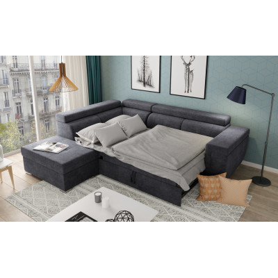 Ivy Left Convertible Corner Sofa with Storage