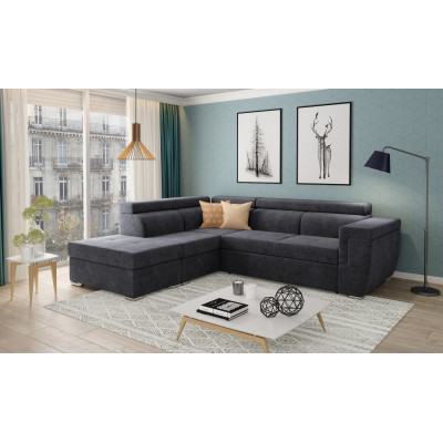 Ivy Left Convertible Corner Sofa with Storage