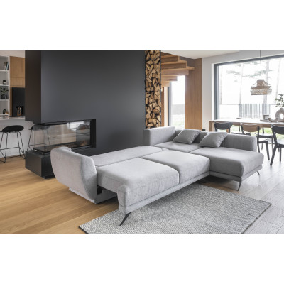 Larde right convertible corner sofa