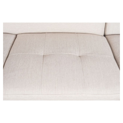 Rio Scandinave convertible right corner sofa with black wood legs