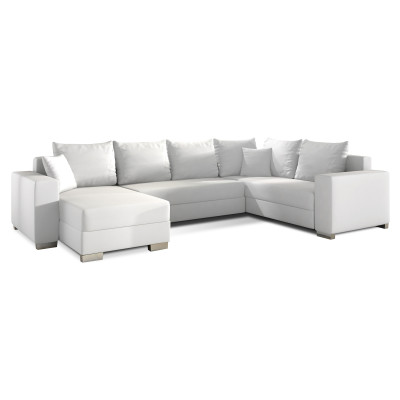 Marco left panoramic convertible corner sofa