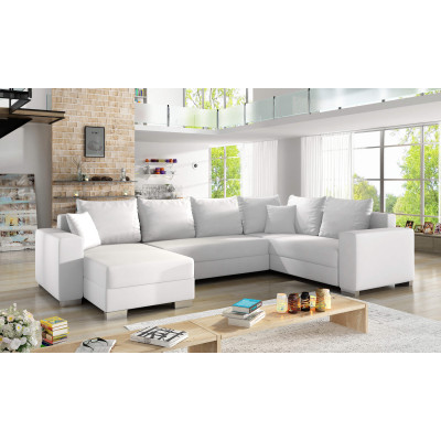 Marco left panoramic convertible corner sofa