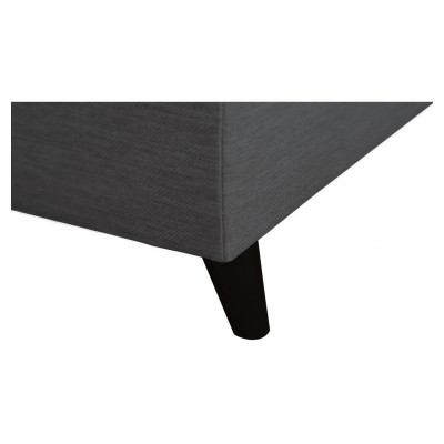 Rio Scandinave convertible left corner sofa with black wood legs