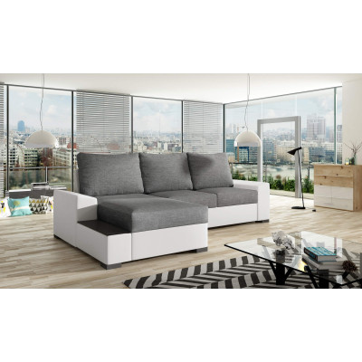 Negro left convertible corner sofa