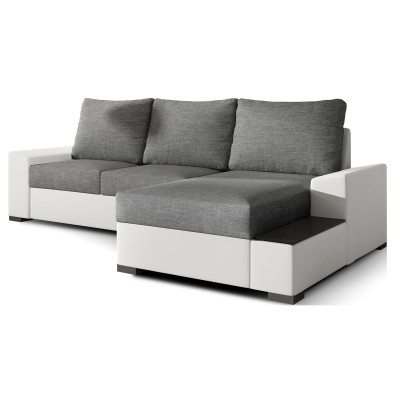 Negro right convertible corner sofa