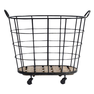 Downtown shopping cart on wheels