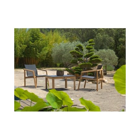 Set of 2 Tekura Low Armchairs