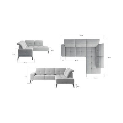 Theodore corner sofa
