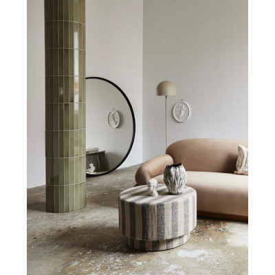 Ladoga linen ottoman