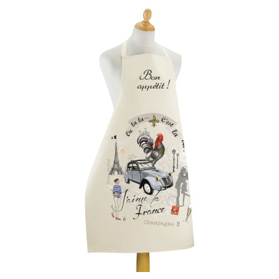 France Panorama large cooking apron