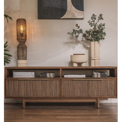 Grace dresser with 2 drawers and 2 open shelves