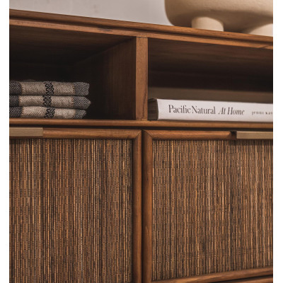 Grace dresser with 2 drawers and 2 open shelves