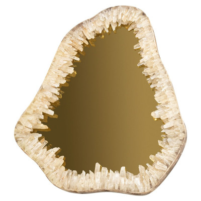 Natural quartz mirror