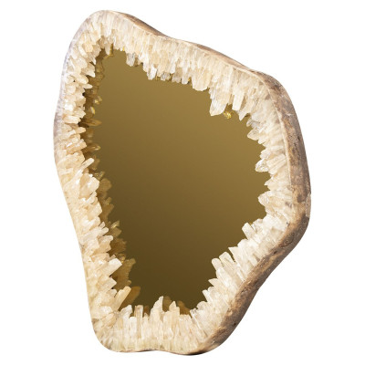 Natural quartz mirror