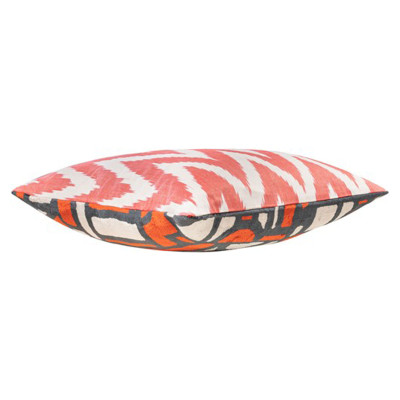 Ikat tangled cushion