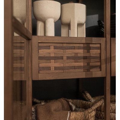 Motion glass cabinet