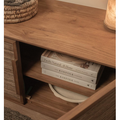 Hopper coffee dresser with 2 doors